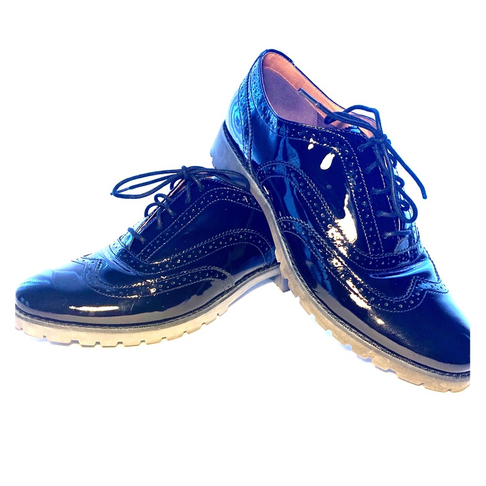 Sperry WMN Top Sider Sz 10 Black WingTip